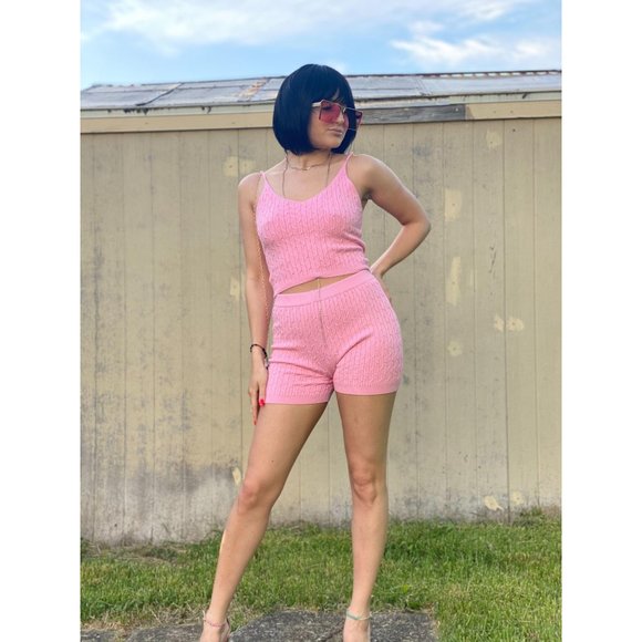 Pink Knitted Two-Piece - Picture 3 of 4